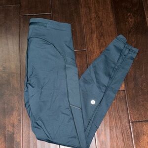Dark Teal Athletic Leggings